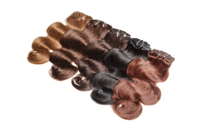 Quality Hair Extentions with Different Colors