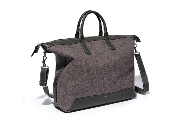 The Quentin Tote in Birch Leather & Tweed – RUSKIN