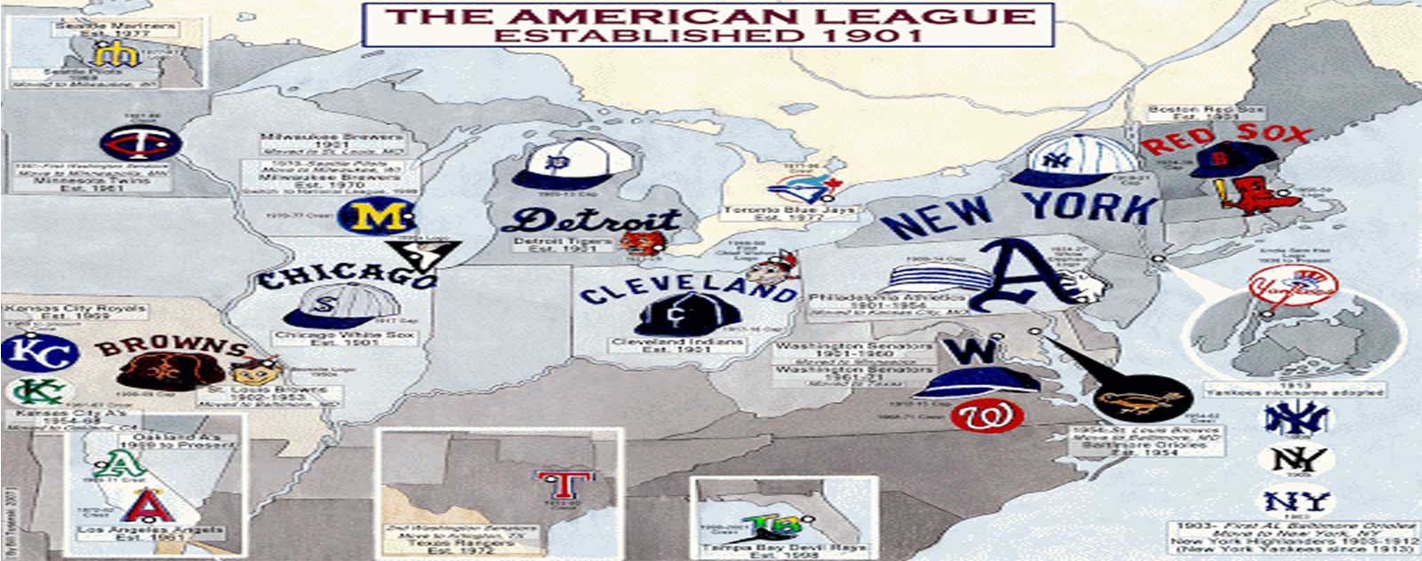 carte clubs ligue americaine 1901