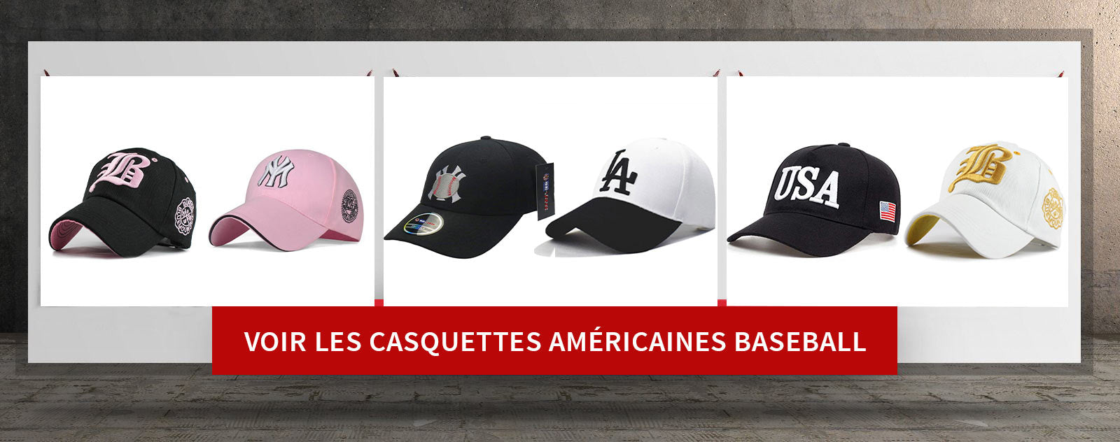 casquettes americaines baseball