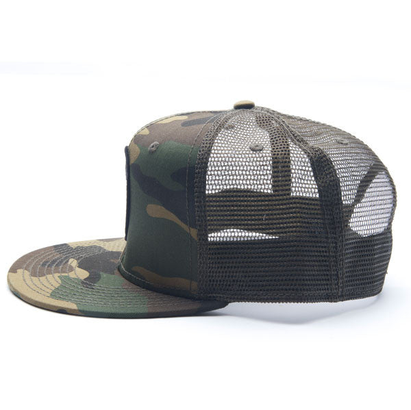 antiguo George Eliot estante Script Patch Hat Mesh Back - Camo | The Mainline Coffee Co.