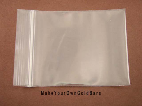 100pcs 4Mil 3 x 4 Zip Lock Heavy Duty Plastic Bags-Storage-Jewerly-P –  Make Your Own Gold Bars.com