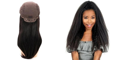 Kinky Straight Bundles and Closure Wigs