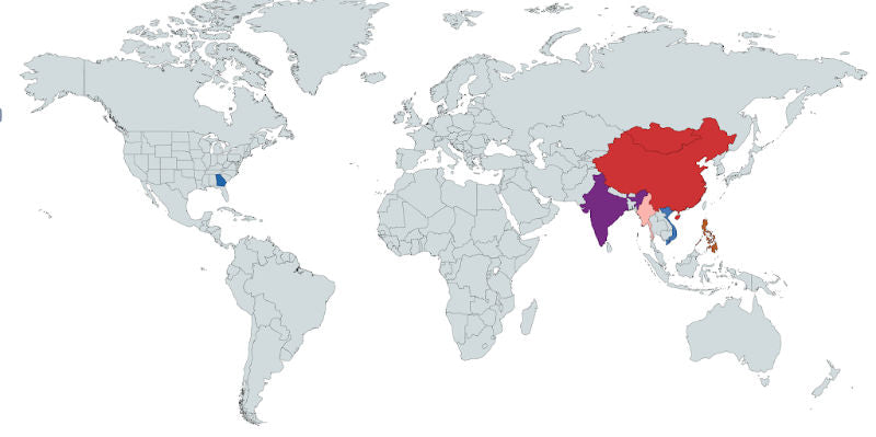 carte des vendeurs de cheveux populaires