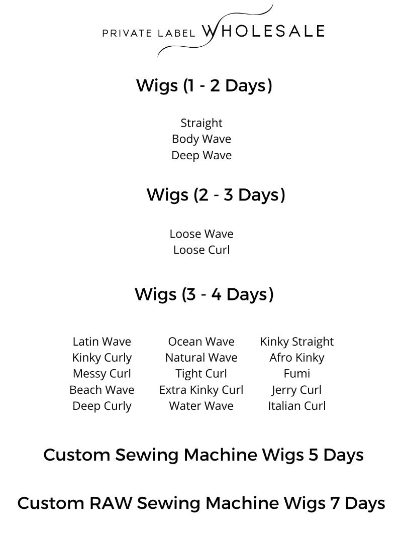 Shipping Wigs