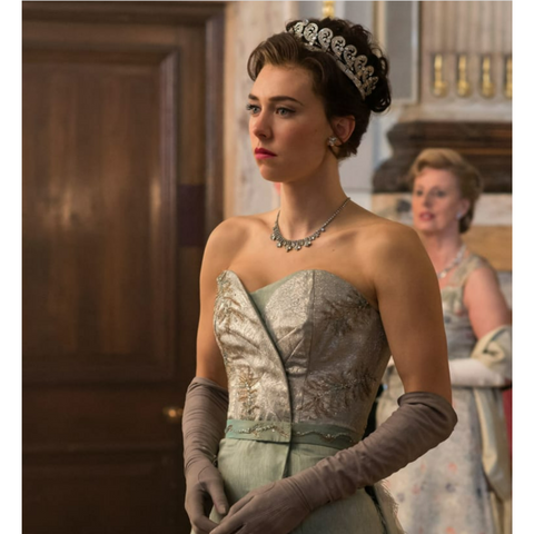 Princess Margaret, Vanessa Kirby, The Crown, Netflix, Cartier Halo Tiara 