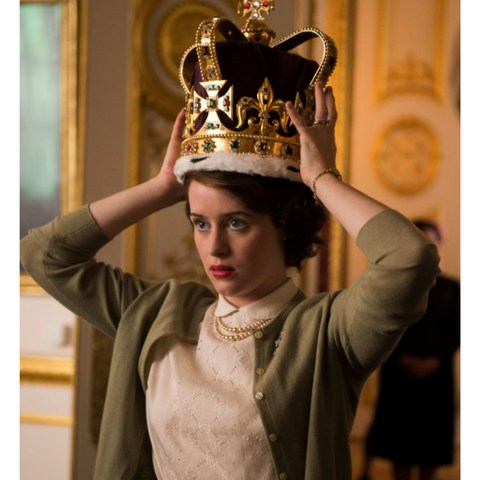 Queen Elizabeth II, Claire Foy, The Crown, Netflix, St Edward’s Crown 
