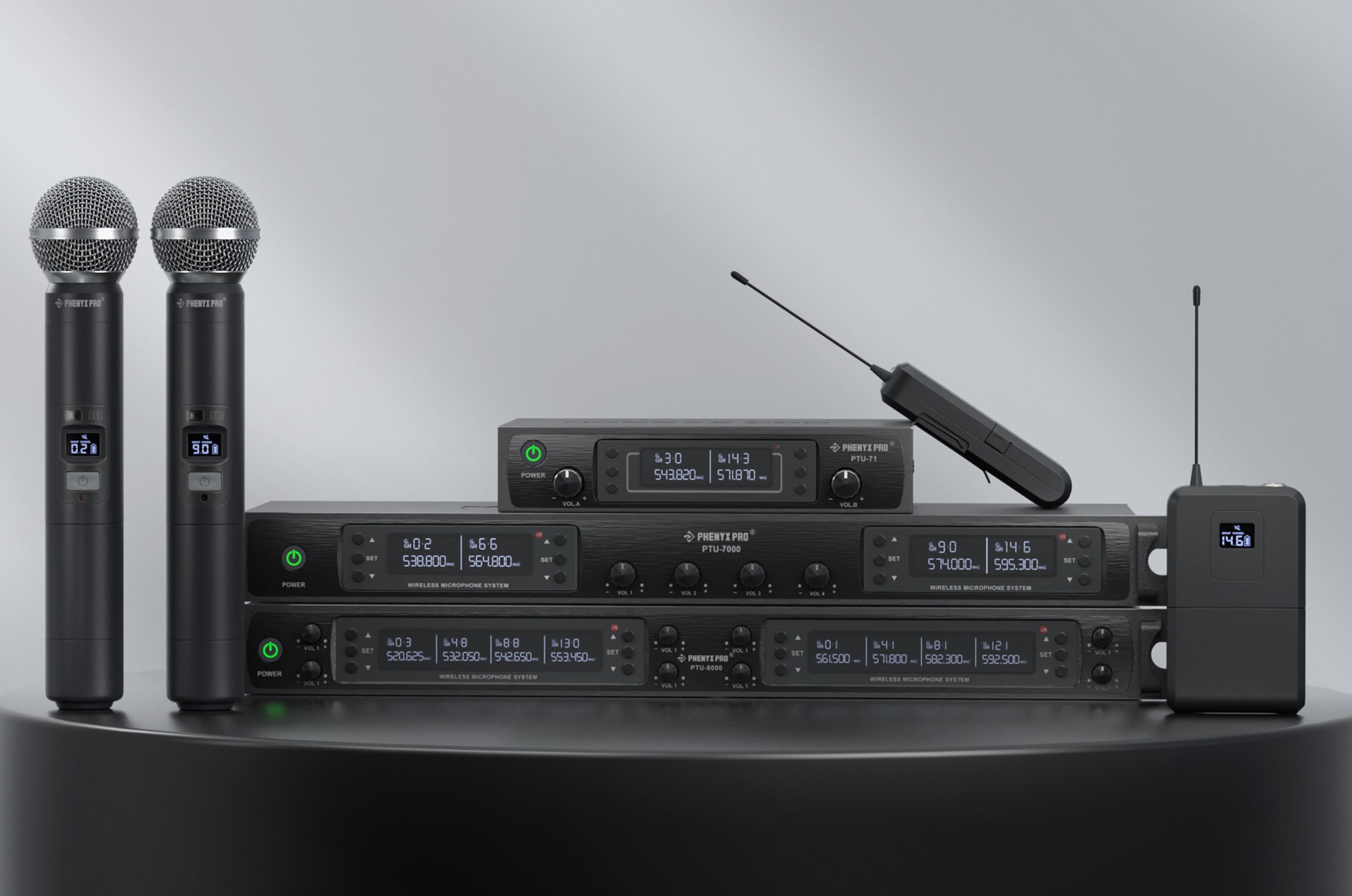 AutoScan UHF wireless microphone system