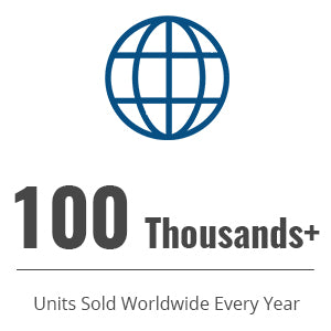 100,000+ Sold Worldwide Every Year