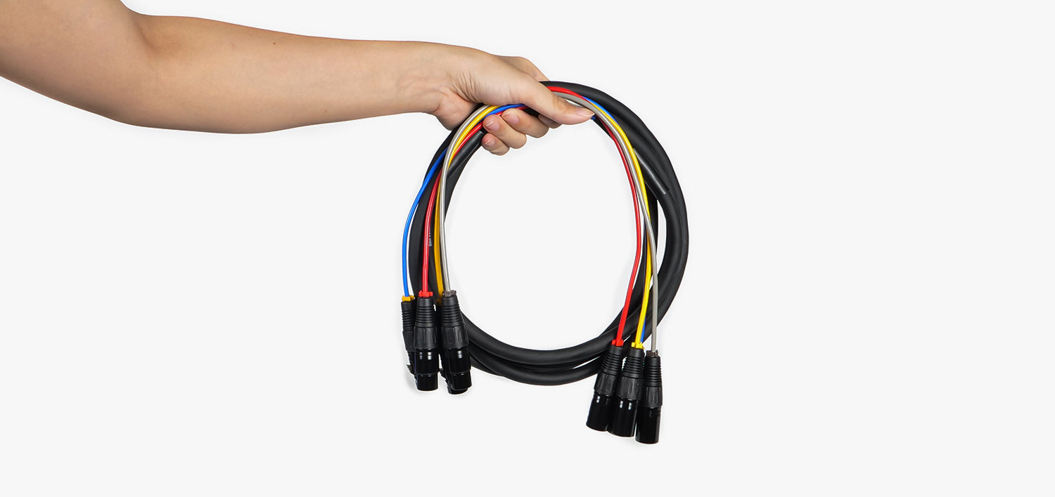 Holding XLR Cable