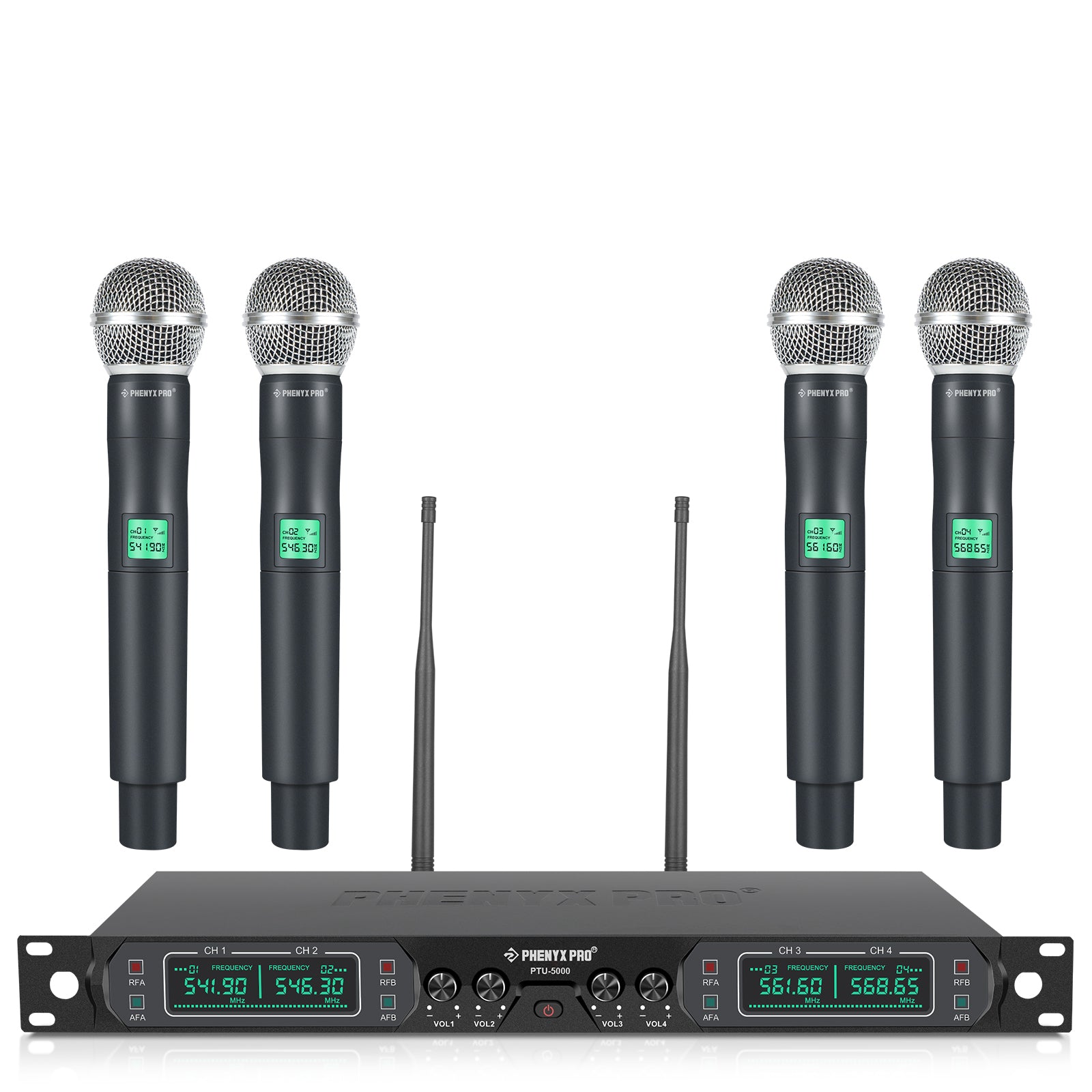 Pyle Multifunctional UHF Wireless XLR Adapter System, Transmitter And  Receiver For Mic, 90 Ft Range 