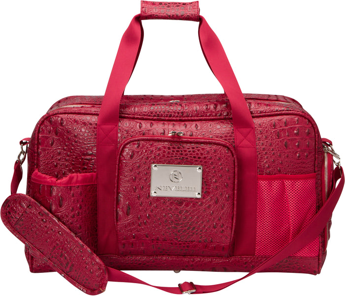 The Crocodile Luxury Gym Bag in Red product recommended by Sam Horrigan on Improve Her Health.