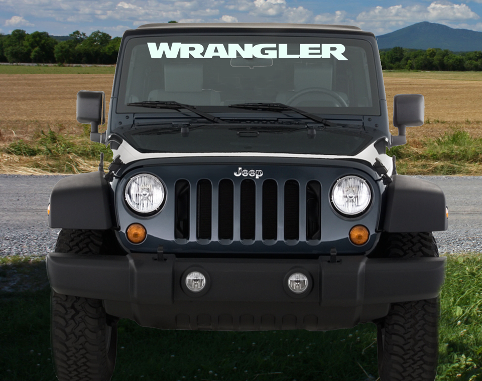 Jeep Wrangler Windshield Decal | Graphic Express Automotive Graphics