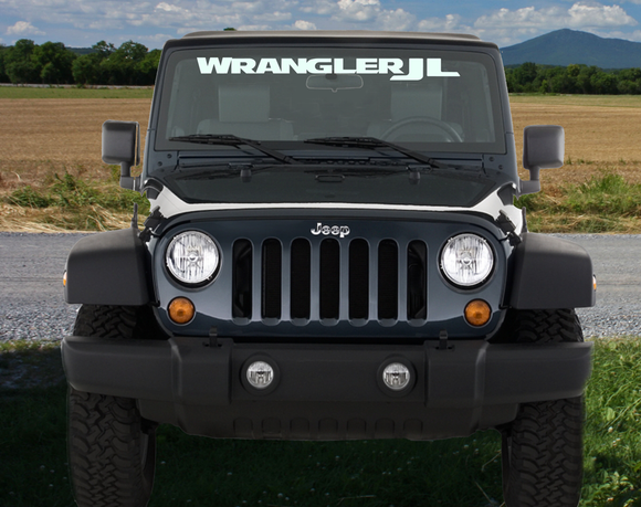 Jeep Wrangler JL Windshield Decal | Graphic Express Automotive Graphics