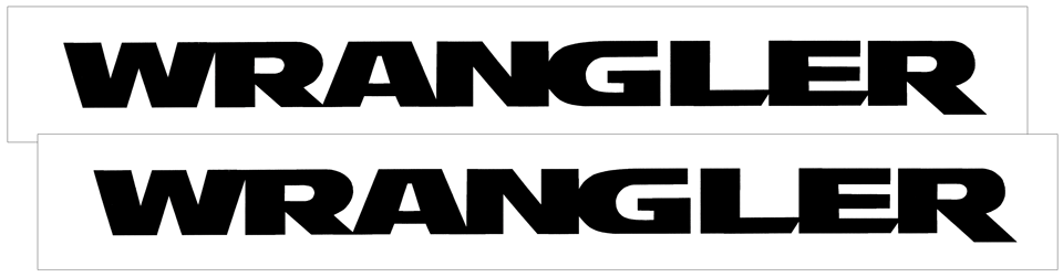 2007-12 Jeep Wrangler JK - WRANGLER - Hood Decal Set | Graphic Express  Automotive Graphics