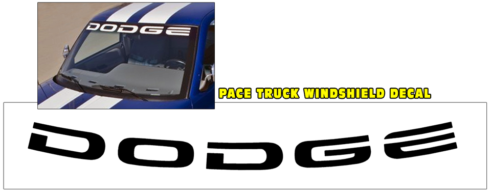truck front window decals