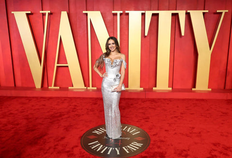 Jessica Alba Vanity Fair Oscars Hair