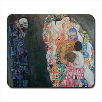 Death And Life  Gustav Klimt Art Computer Mat Mouse Pad
