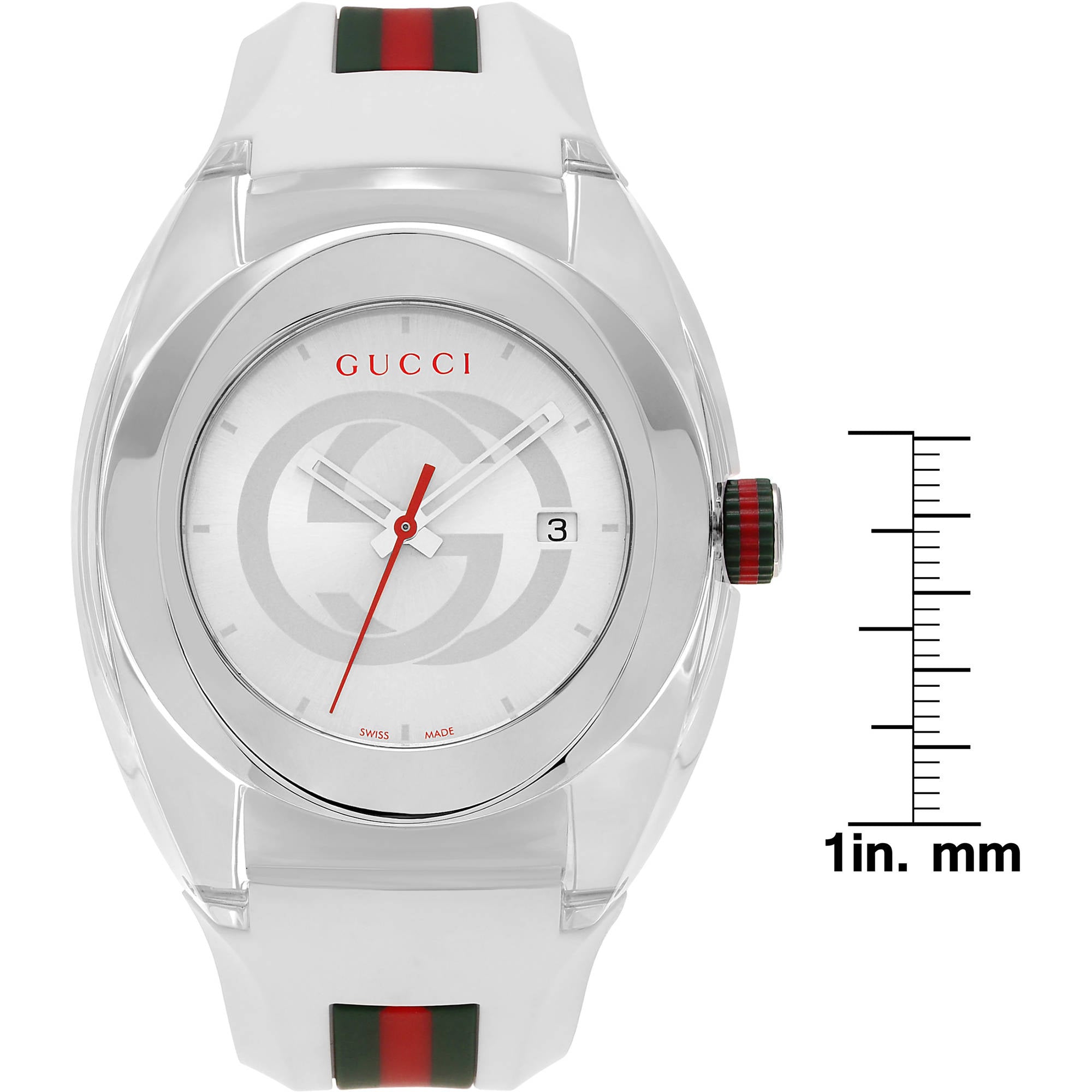 white gucci sync watch