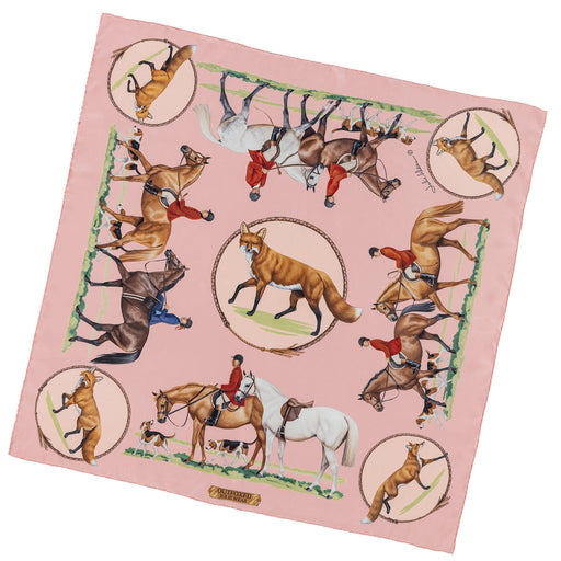 Julie Wear Designs Post Parade Horse Racing Silk Scarf