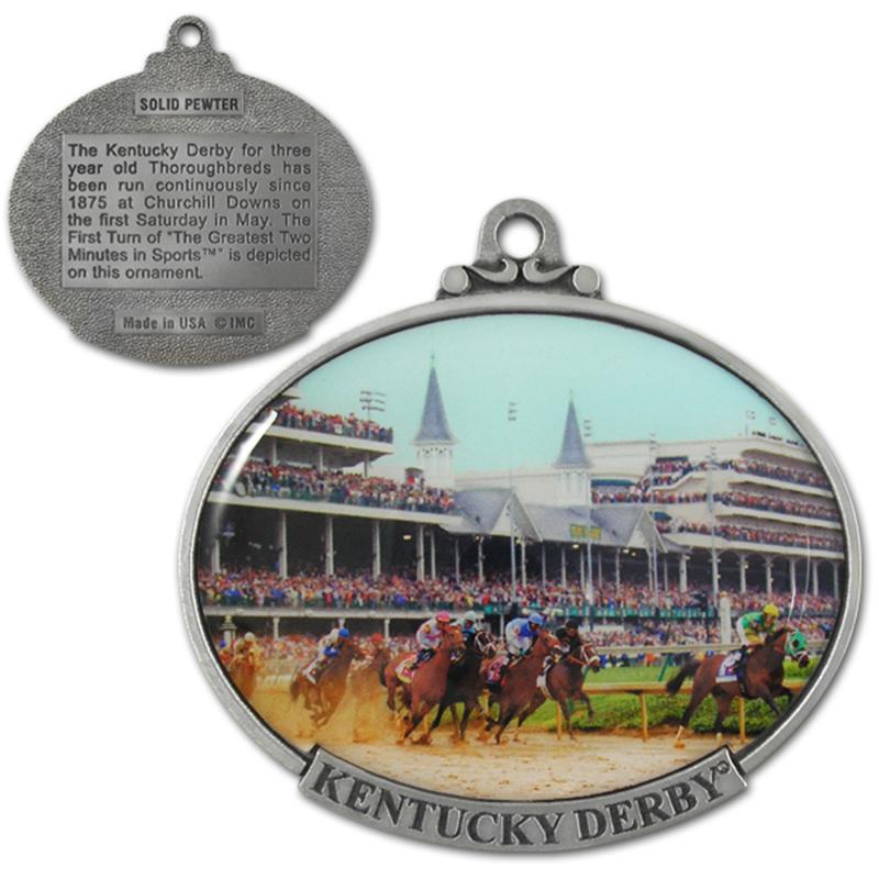 Kentucky Derby First Turn Ornament — Horse and Hound Gallery