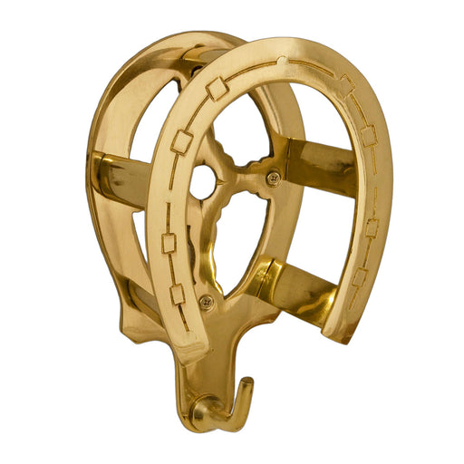 Horsehead Bridle Bracket - Brass — Horse and Hound Gallery