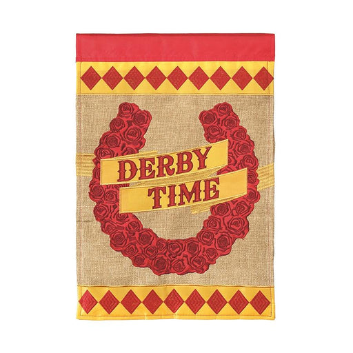 Kentucky Derby Rose Horseshoe Peel N Place Decoration — Horse and