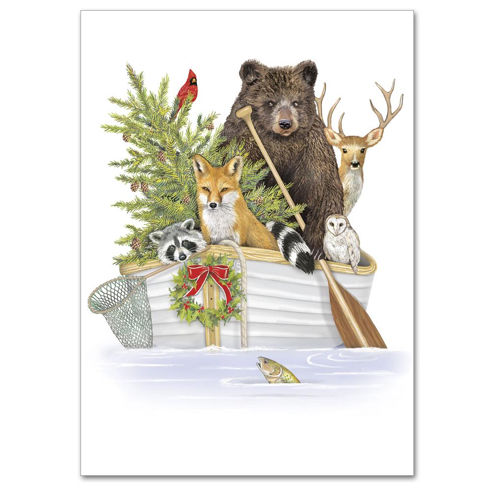 Fox and Forest Animals Christmas Cards — Horse and Hound Gallery