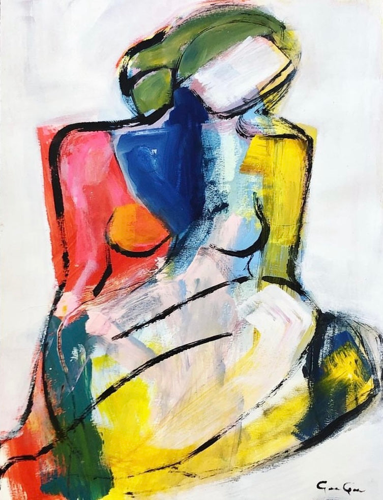 Gee Gee Collins Painting of Nude Woman
