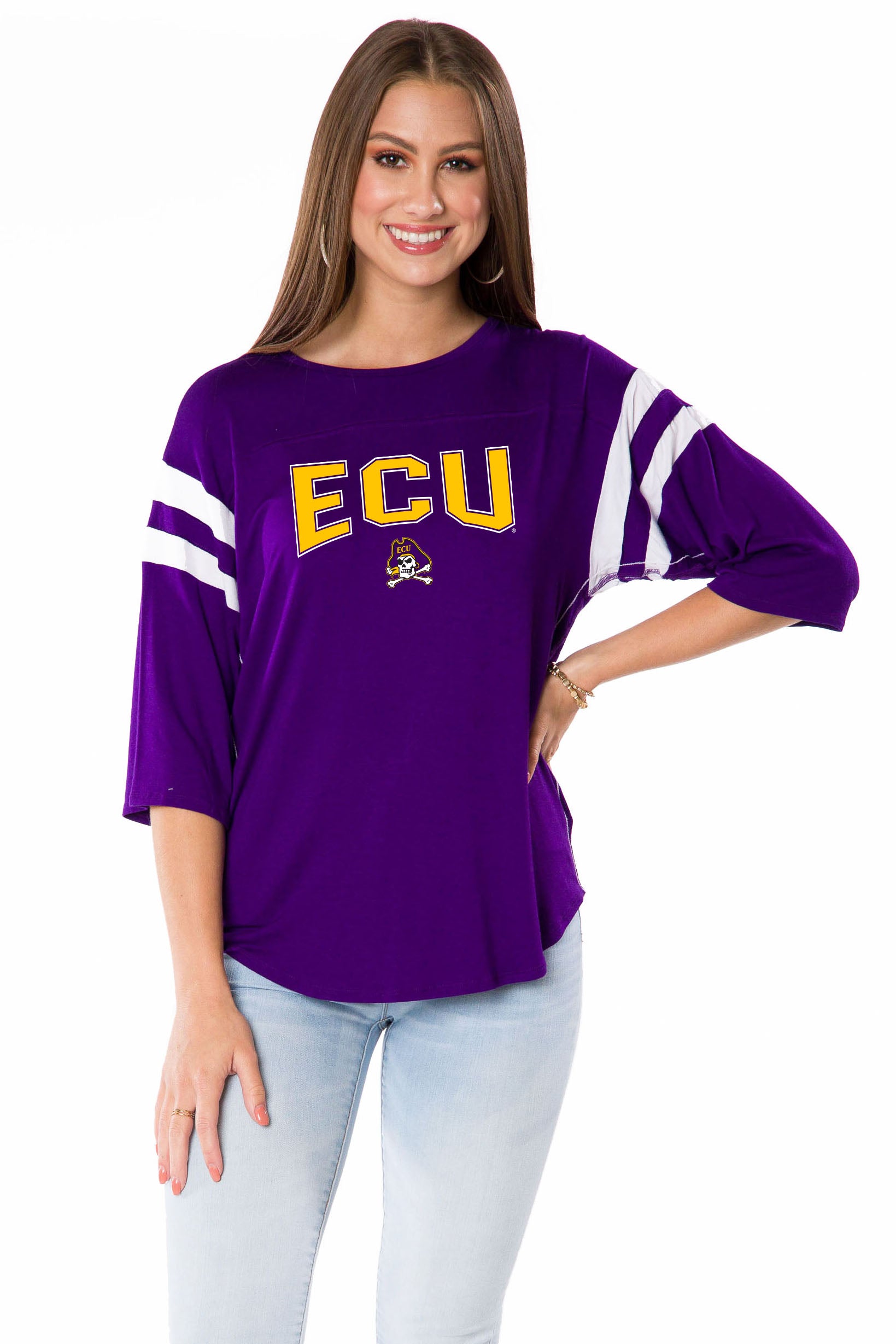 Youth ProSphere White ECU Pirates NIL Pick-A-Player Women's Basketball Jersey Size: Extra Large