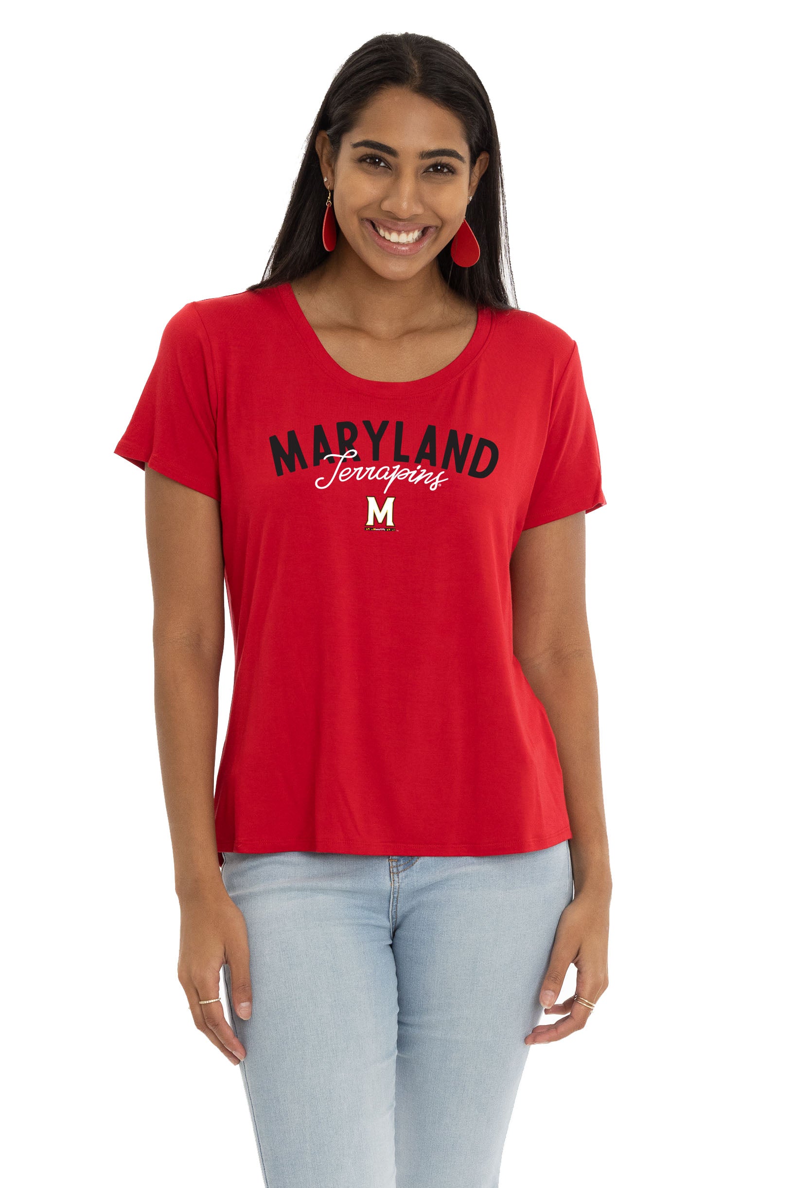 Maryland Terrapins Scarlet Tee - Flying Colors Apparel product image