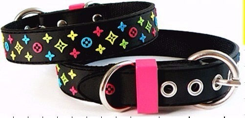 designer inspired dog collars