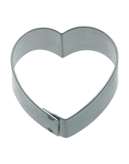 Ateco 5751 7-Piece Plastic Plain Heart Cutter Set