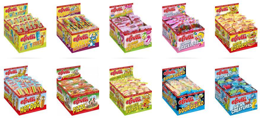 Efrutti Gummy Candy Bracelets: 40-Piece Box