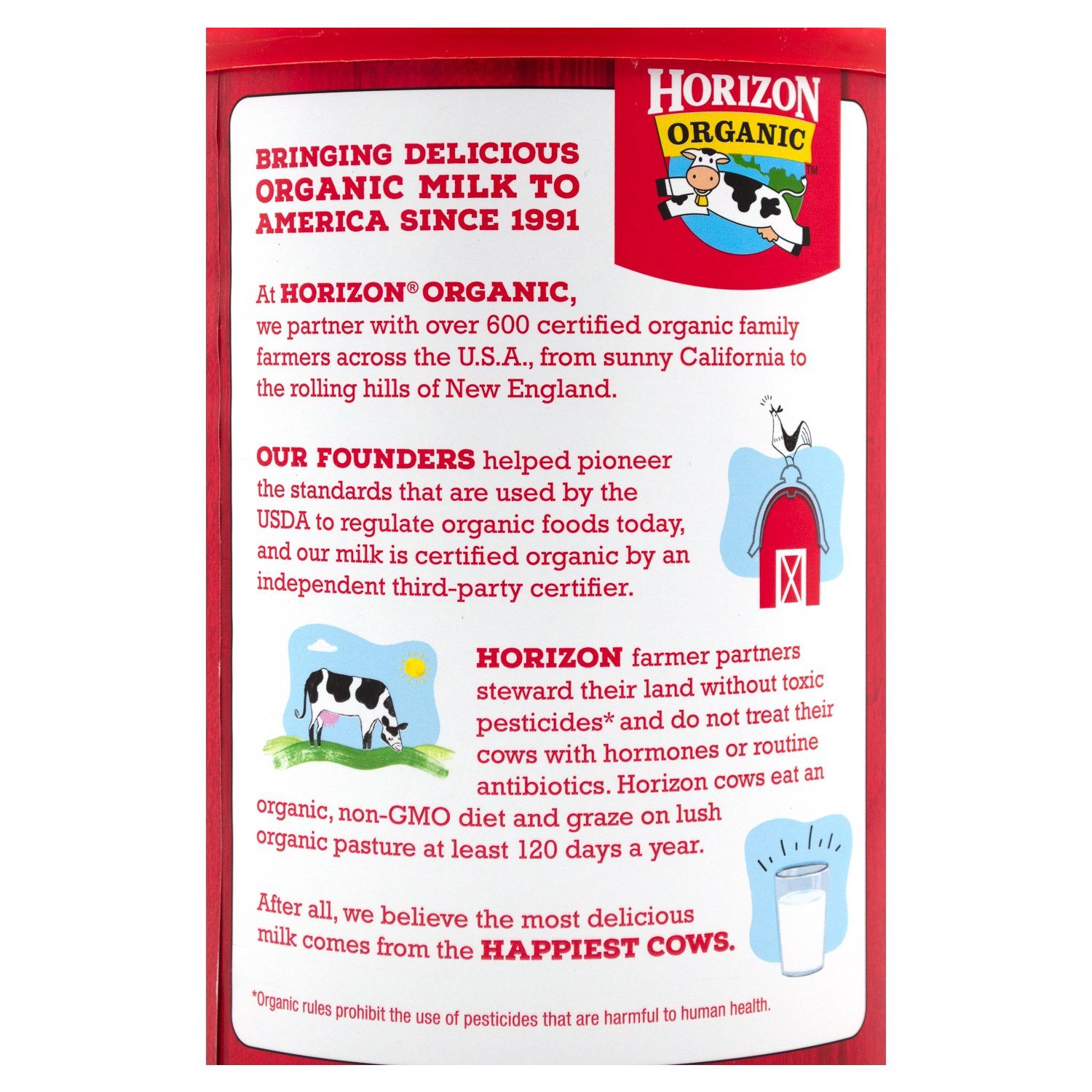 horizon organic whole milk nutrition facts 1 tbsp