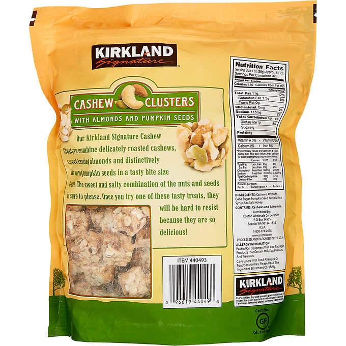 kirkland cashew clusters