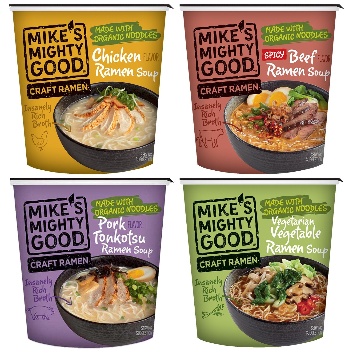 Fried Garlic Chicken Ramen Bowl – Mike's Mighty Good