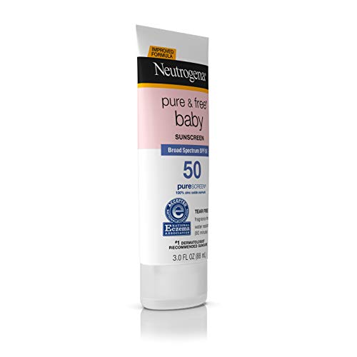 neutrogena pure & free baby sunscreen spf 50