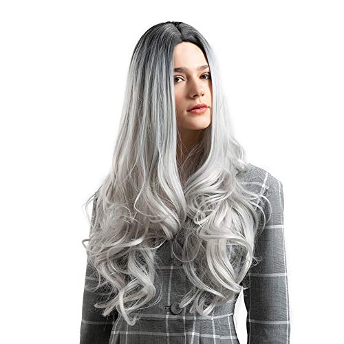 silver hair wig