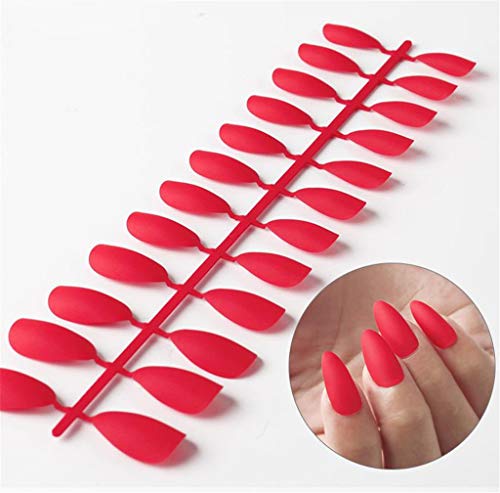 Lady Acrylic Style Coffin Nails Ballerina Artificial False Half Tips F Ninthavenue Europe