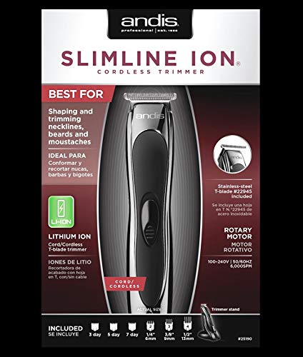 andis slimline ion cordless trimmer