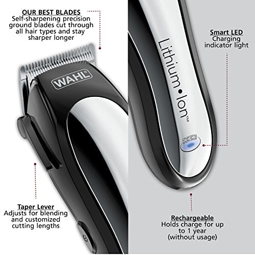 wahl clipper lithium ion cordless