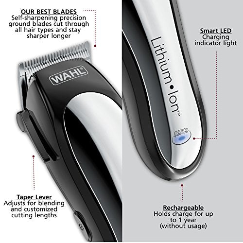 wahl lithium ion rechargeable clipper kit