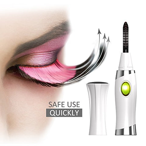 use heated eyelash curler