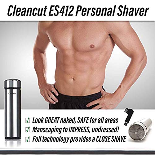 cleancut es412 intimate and sensitive area shaver