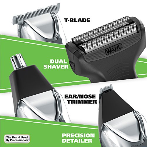 wahl stainless steel lithium ion trimmer for men