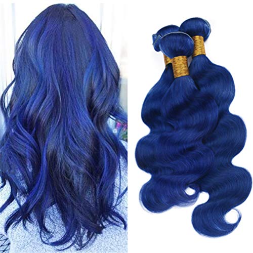 Zara Hair Midnight Blue Human Hair Weave Bundles Pure Color Blue Virgi Ninthavenue Europe