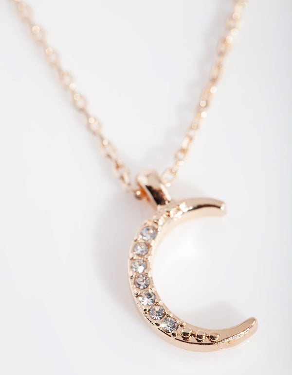 Gold Celestial Diamante Layered Necklace | Jewelery | Necklaces | Rings ...