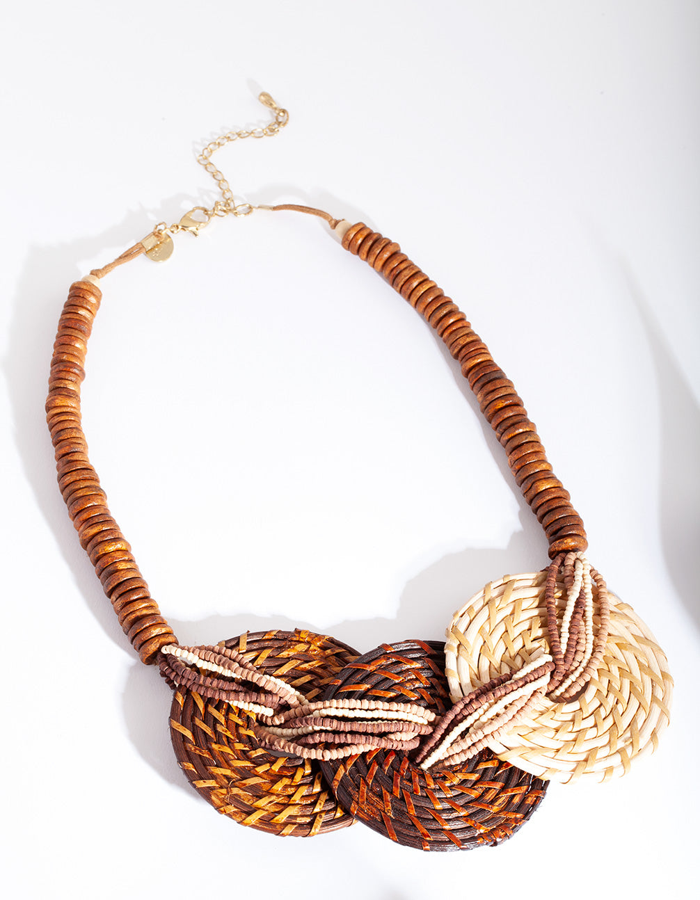 raffia necklace