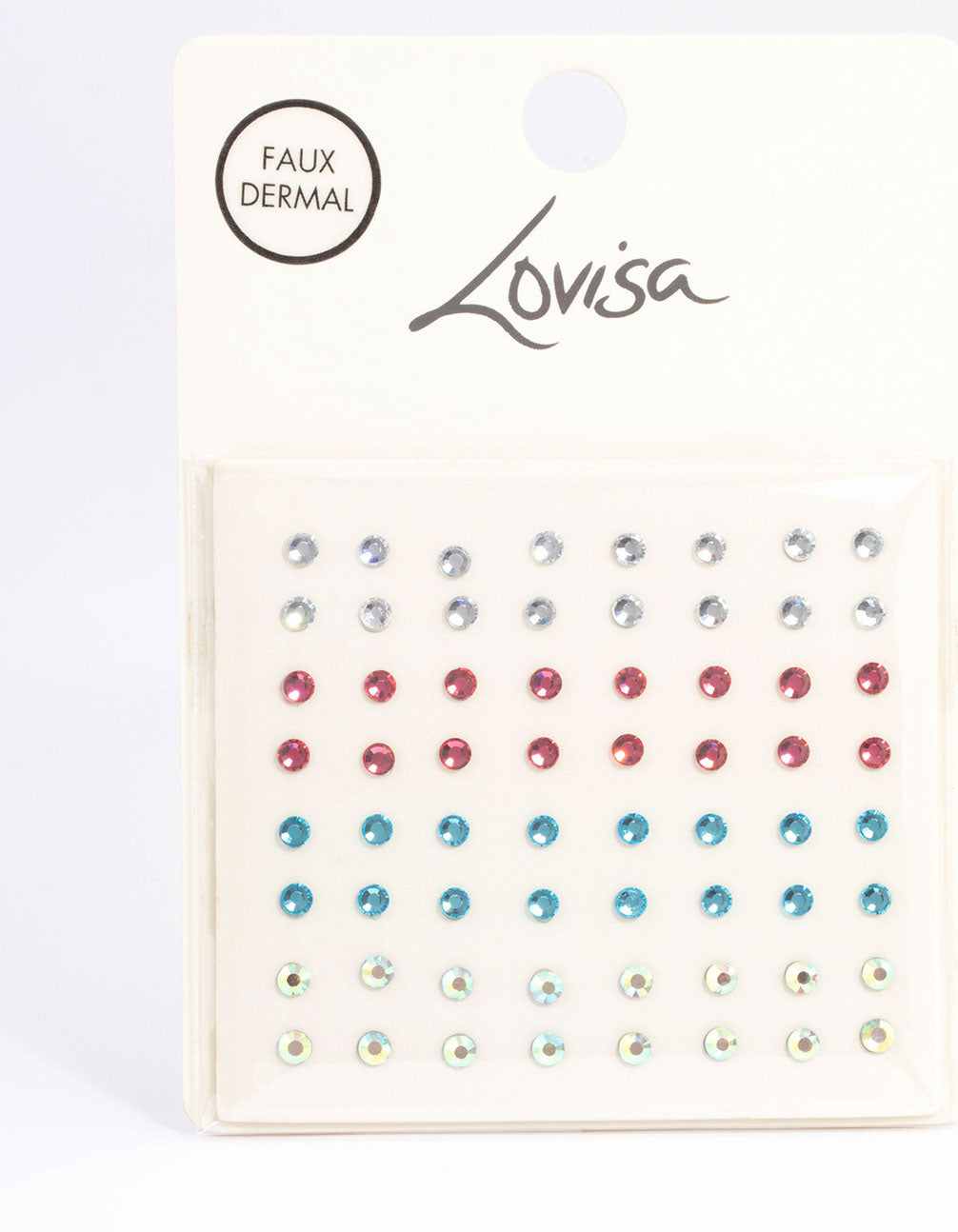Colourful Statement Face Jewels - Lovisa